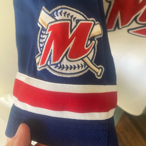 Vintage 90s Disney Mickey Mouse White and Blue Jersey - Picture 7 of 7